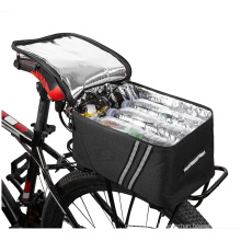 Bicycle Rack Rear Carrier Bag Insulated Trunk Cooler  Waterproof 11L/7L Large Capacity Reflective MTB Bike Pannier Shoulder bag